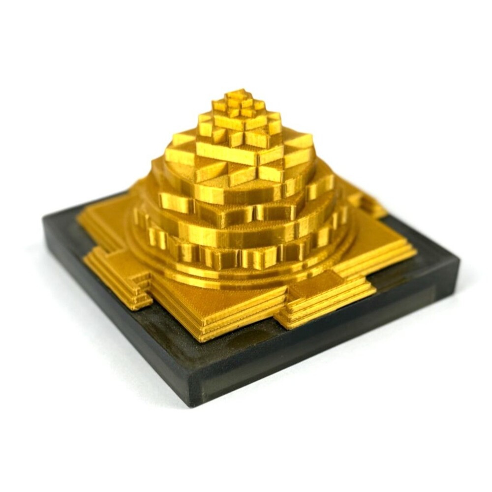 Meru Sri Shri Shree Yantra Yantram Vastu Laxmi Lakshmi Statue With Base